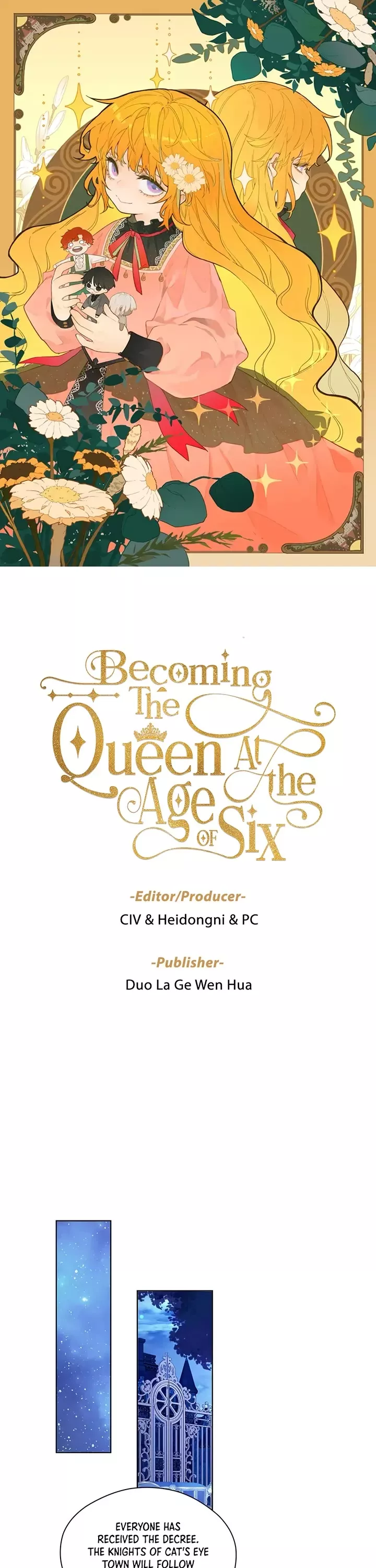 Read Becoming the Queen at the Age of Six Chapter 27 - Cat's Eye Town: Departure Online