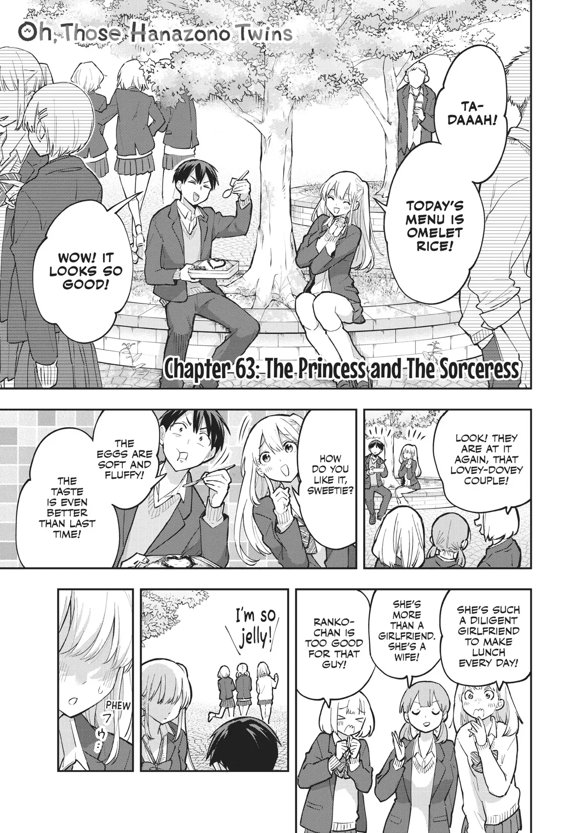Read Hanazono-san Chi no Futago-chan Chapter 63 Online