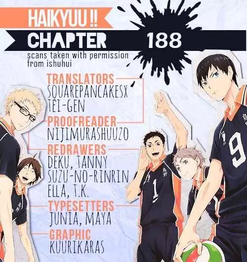 Read Haikyu!! Chapter 188 - Declaration of War (Part 1) Online