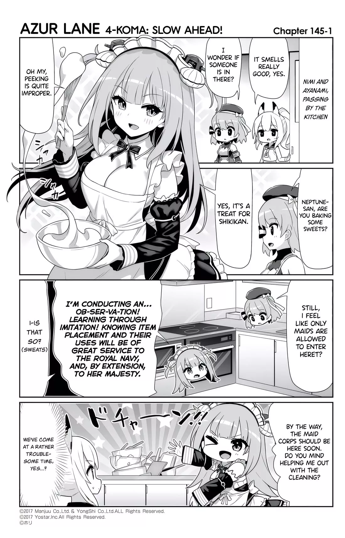 Read Azur Lane 4-koma: Slow Ahead Chapter 145 - Neptune Online