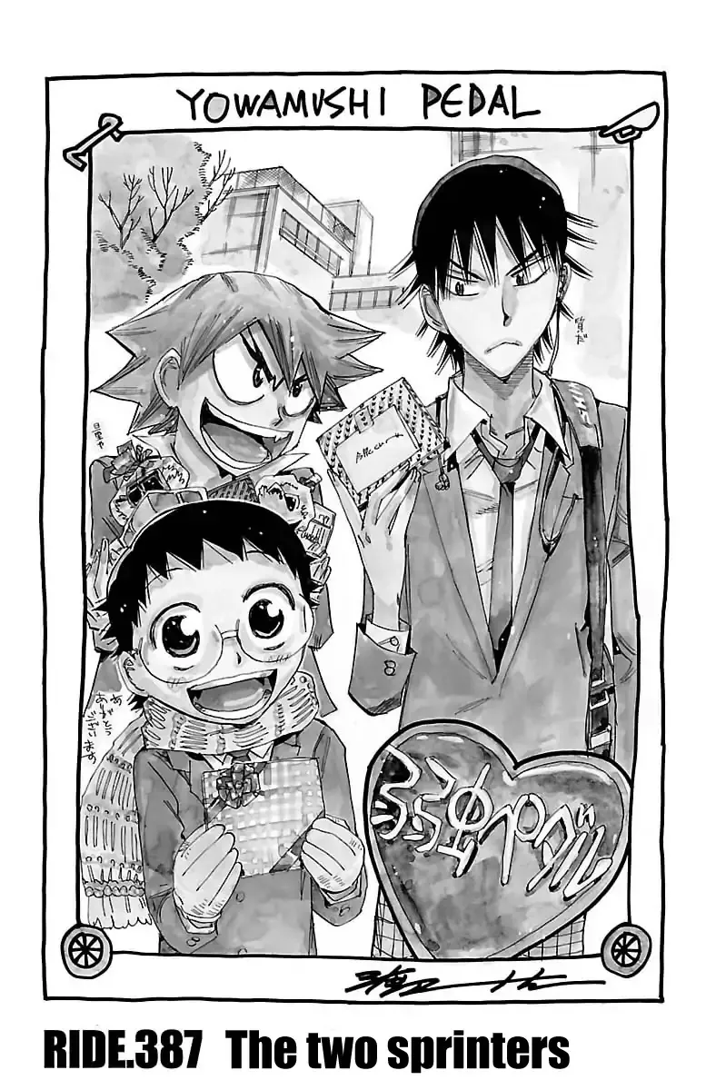 Read Yowamushi Pedal Chapter 387 - The Two Sprinters Online