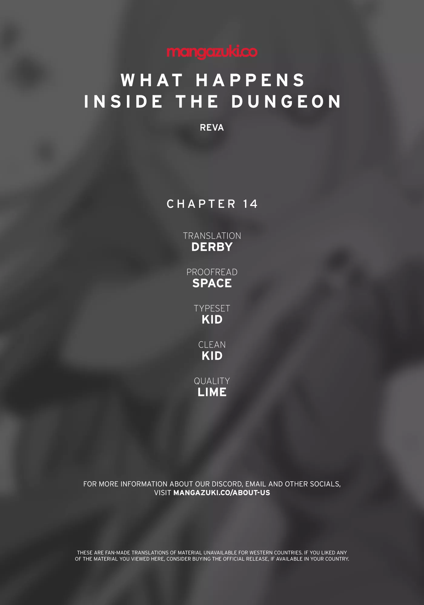 Read What Happens Inside the Dungeon Chapter 14 Online