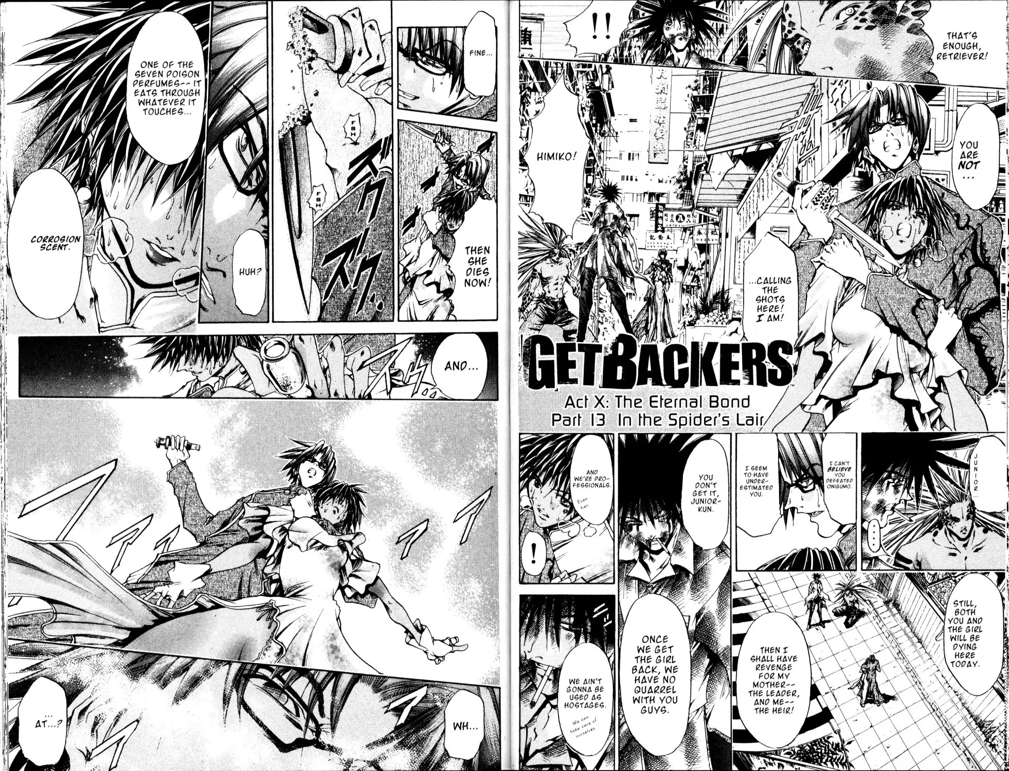 Read Get Backers Chapter 174 - Act X: The Eternal Bond (13): In the Spider's Lair Online