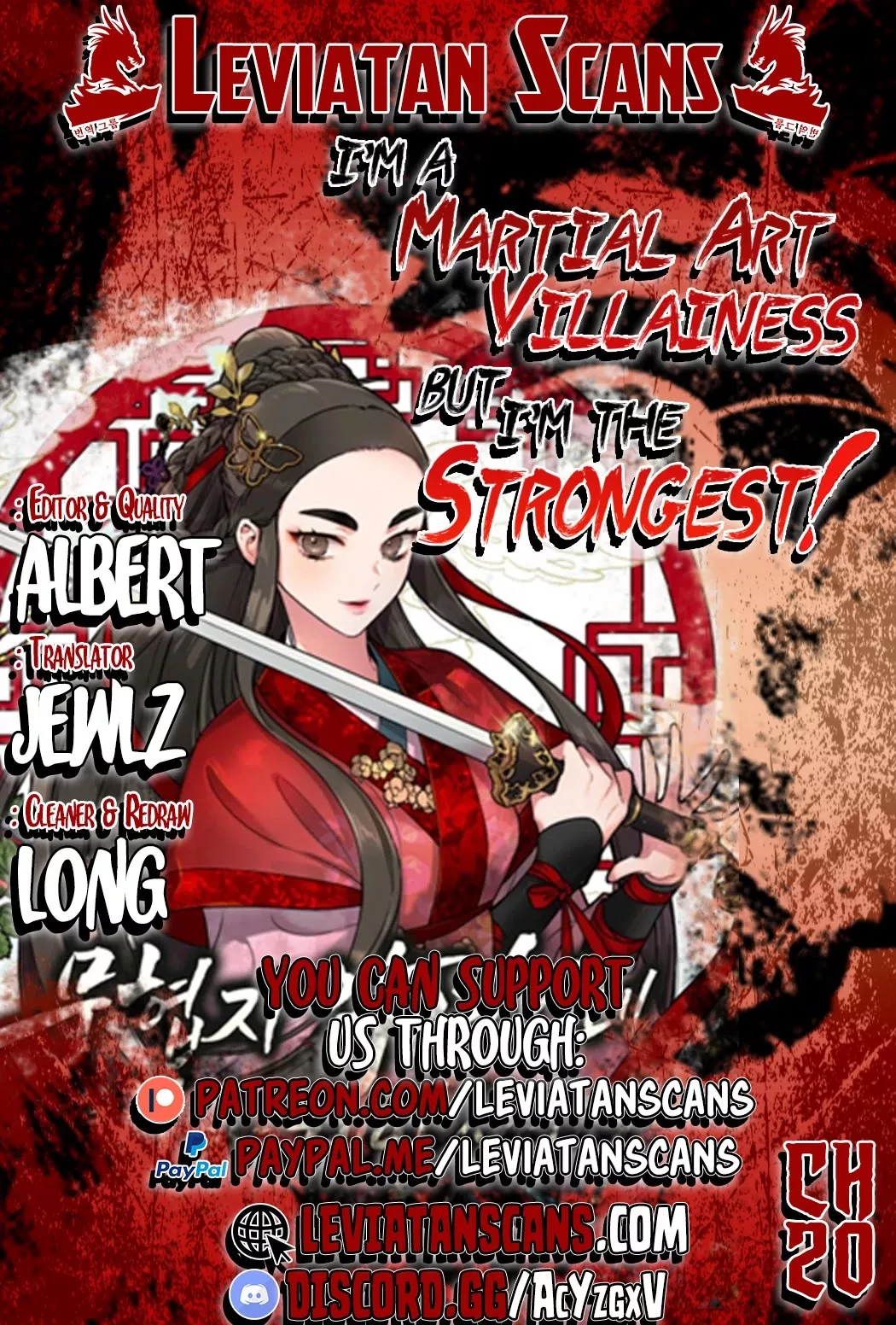 Read I’m a Martial Art Villainess, but I’m the Strongest! Chapter 20 Online