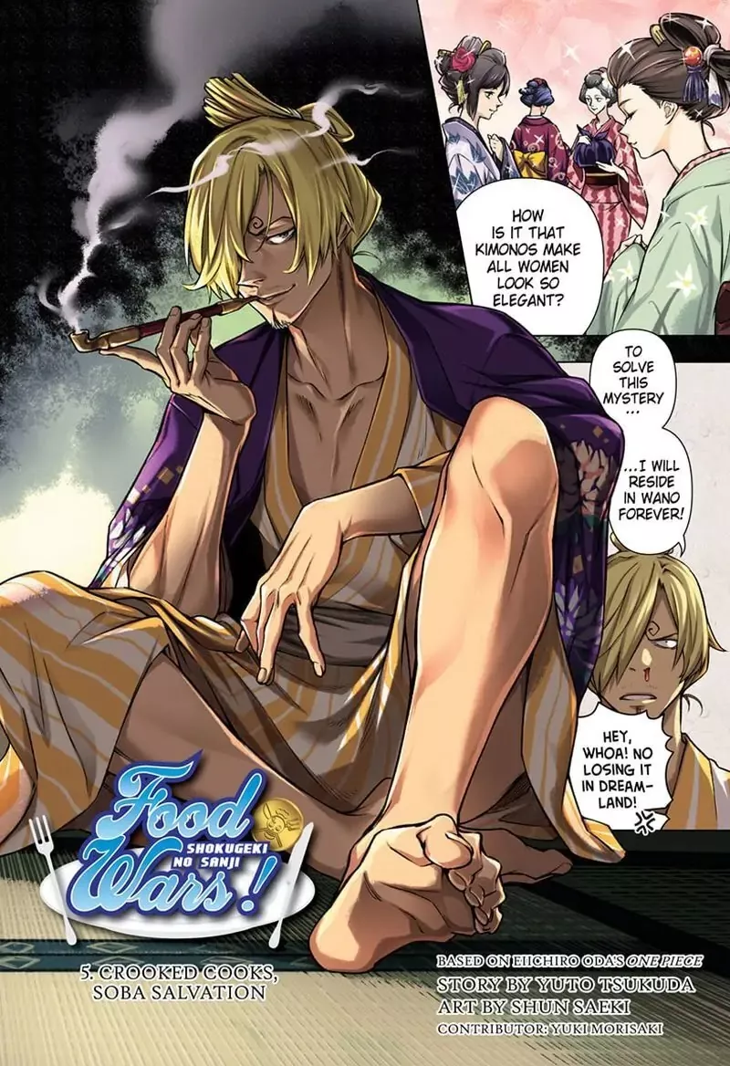 Read Shokugeki no Sanji Chapter 5 - Crooked Cooks, Soba Salvation Online