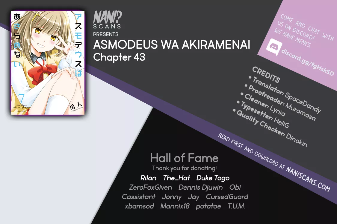 Read Asmodeus wa Akiramenai Chapter 43 - Notebook of The Mansion and The Great Hot Springs Land Online