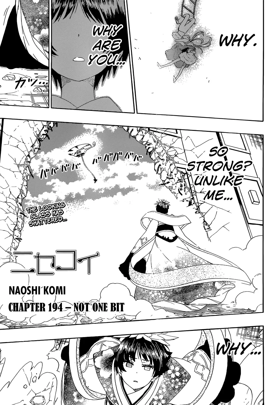 Read Nisekoi Chapter 194 - Not One Bit Online