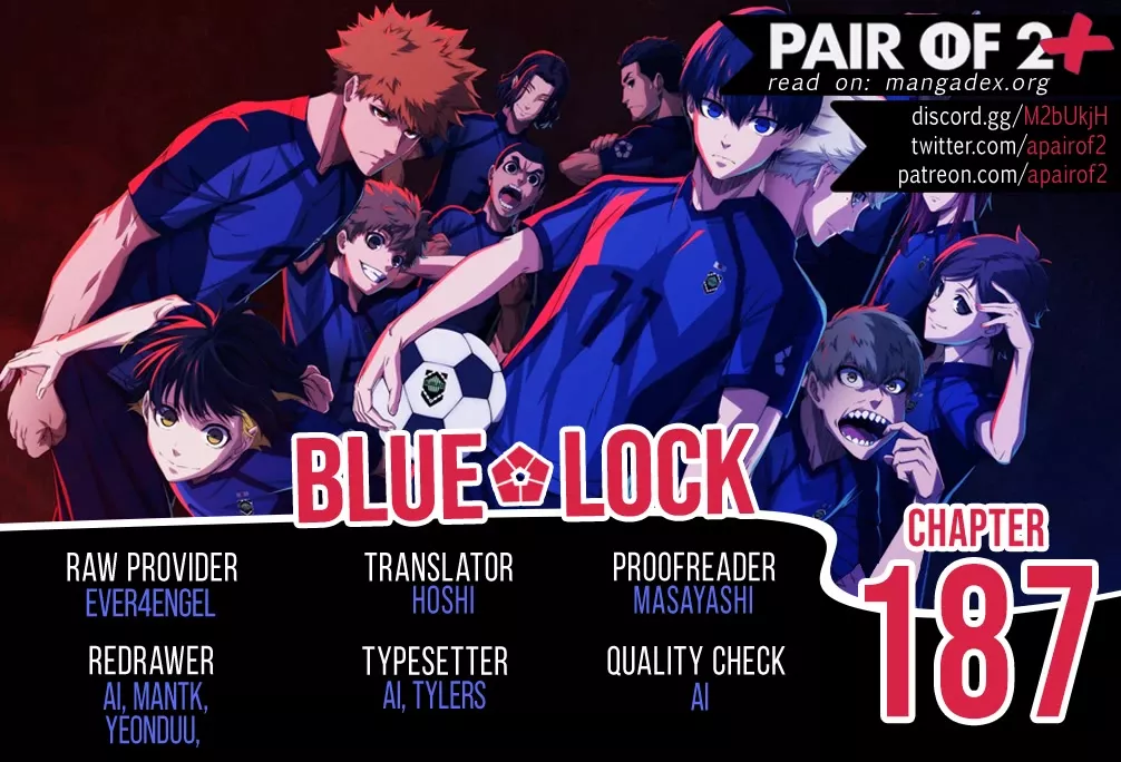 Read Blue Lock Chapter 187 - Cross Road Online