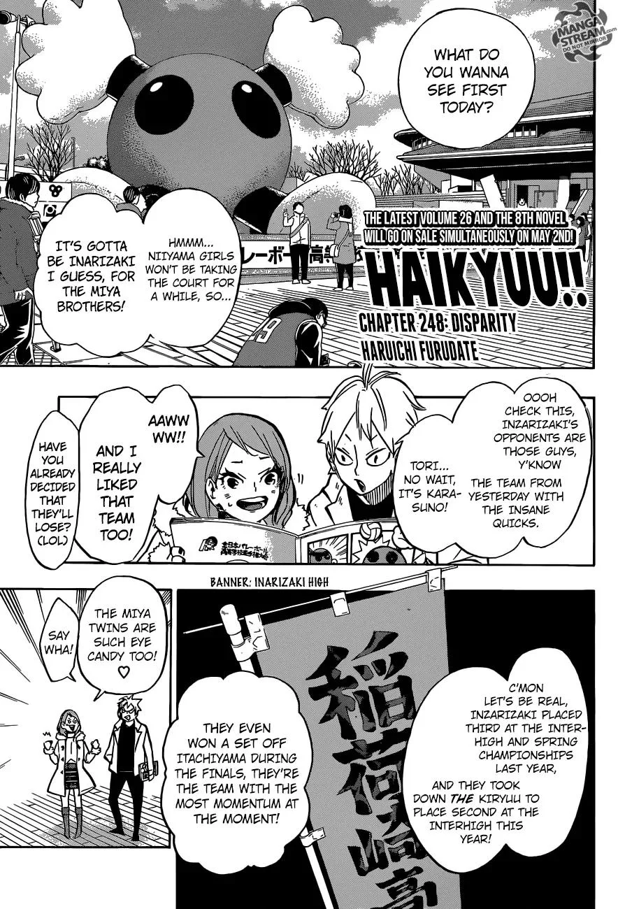 Read Haikyu!! Chapter 248 - Difference Online