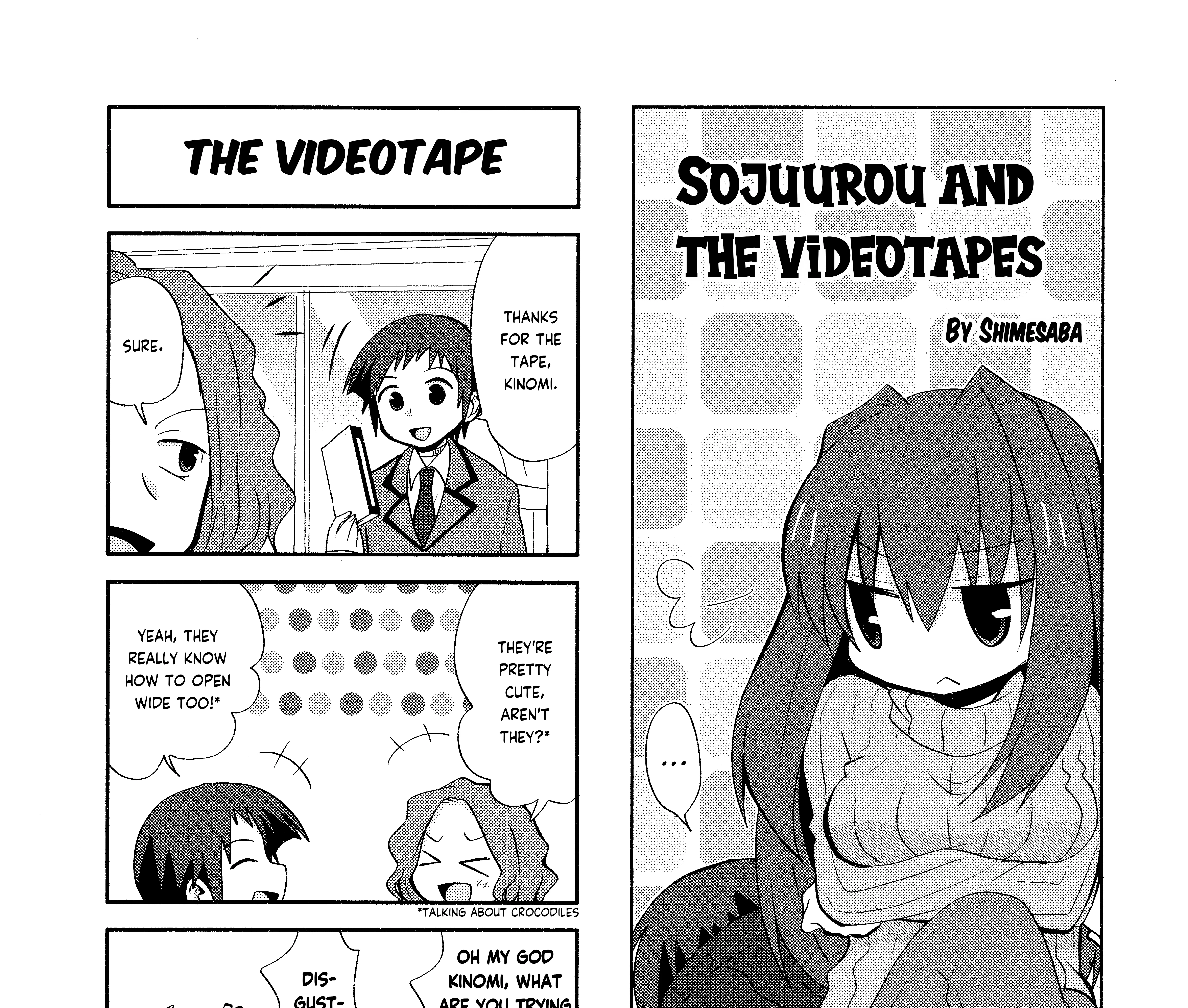 Read Witch on the Holy Night – Comic à La Carte – Nursery Rhyme Chapter 15 - Sojuurou and the Videotapes (Shimesaba) Online