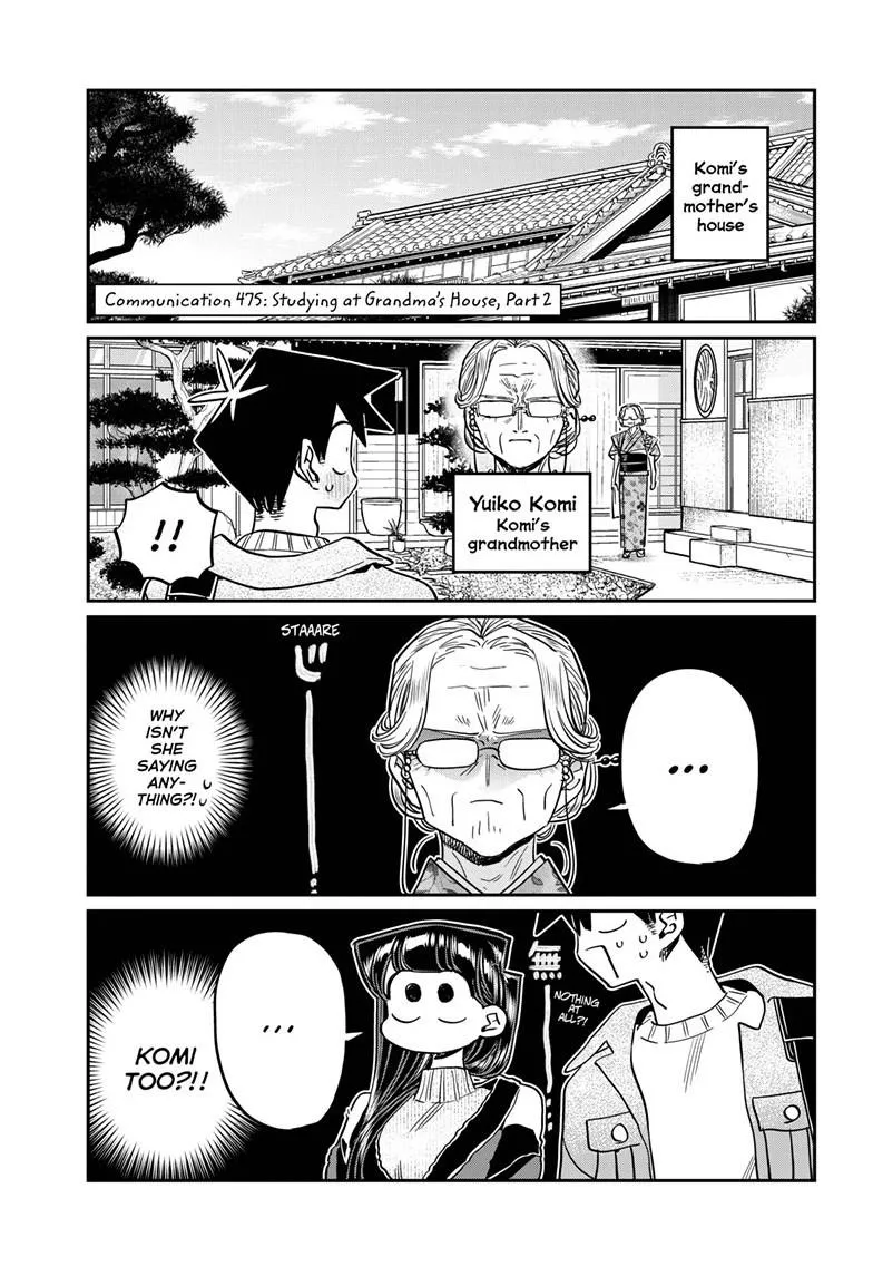 Read Komi-san wa Komyushou Desu Chapter 475 Online