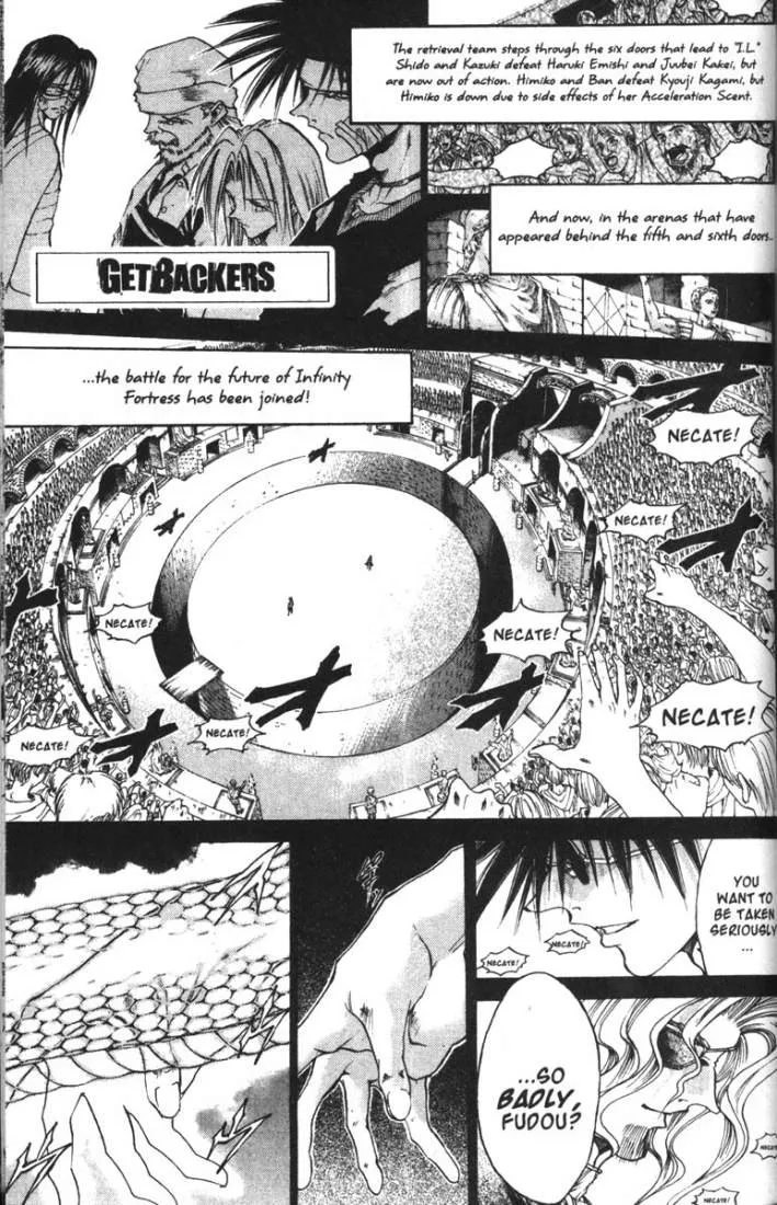 Read Get Backers Chapter 72 - Act VI: Return to Infinity Fortress (37): Lightning Strikes!" Online
