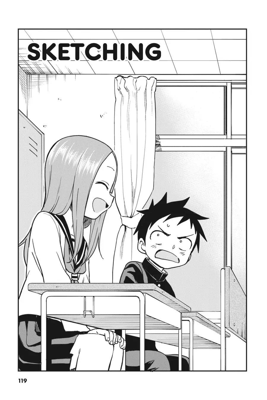 Read Karakai Jouzu no Takagi-san Chapter 159 - Sketching Online
