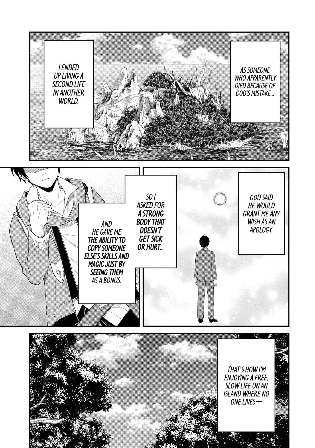 Read Tensei shitara Saikyoushu-tachi ga Sumau Shima deshita. Kono Shima de Slow Life wo Tanoshimimasu Chapter 2 Online