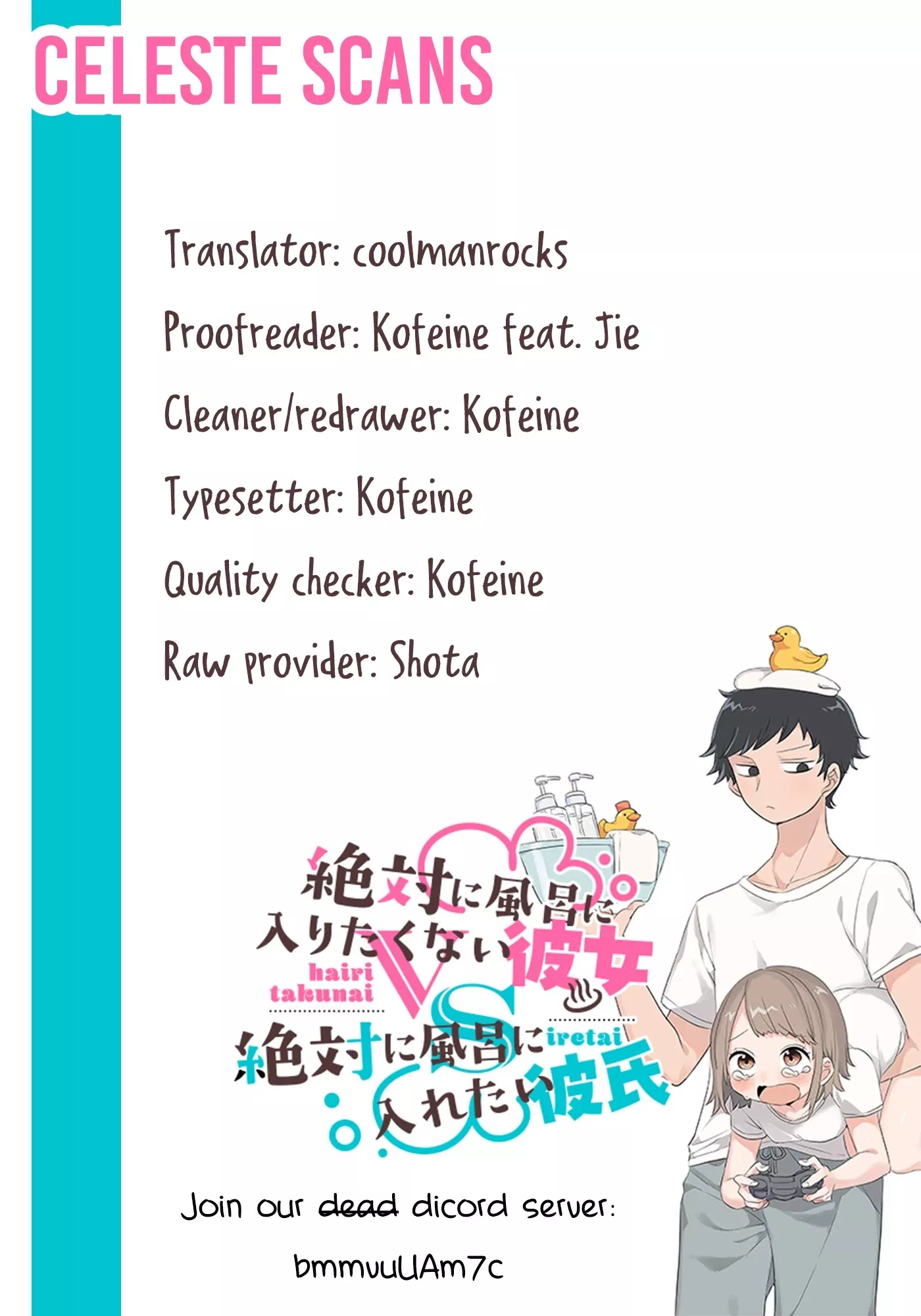 Read Girlfriend Who Absolutely Doesn’t Want to Take a Bath VS Boyfriend Who Absolutely Wants Her to Take a Bath Chapter 2 Online