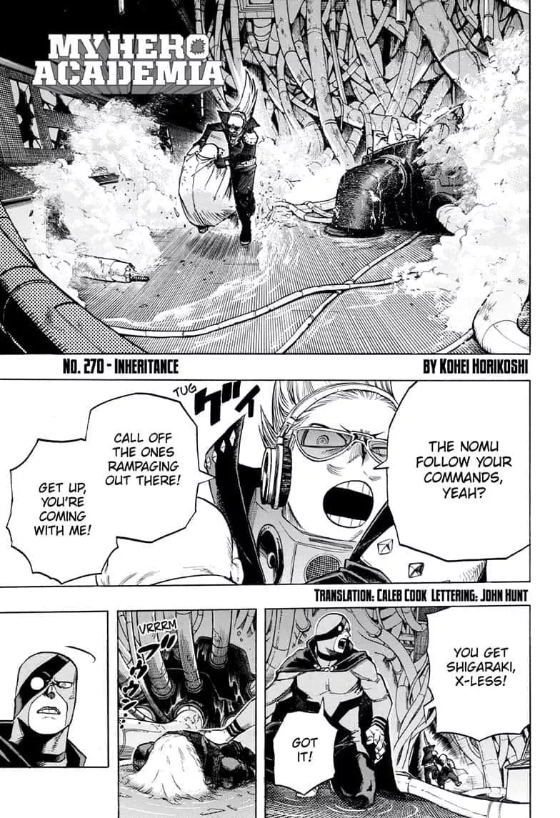 Read Boku no Hero Academia Chapter 270 Online