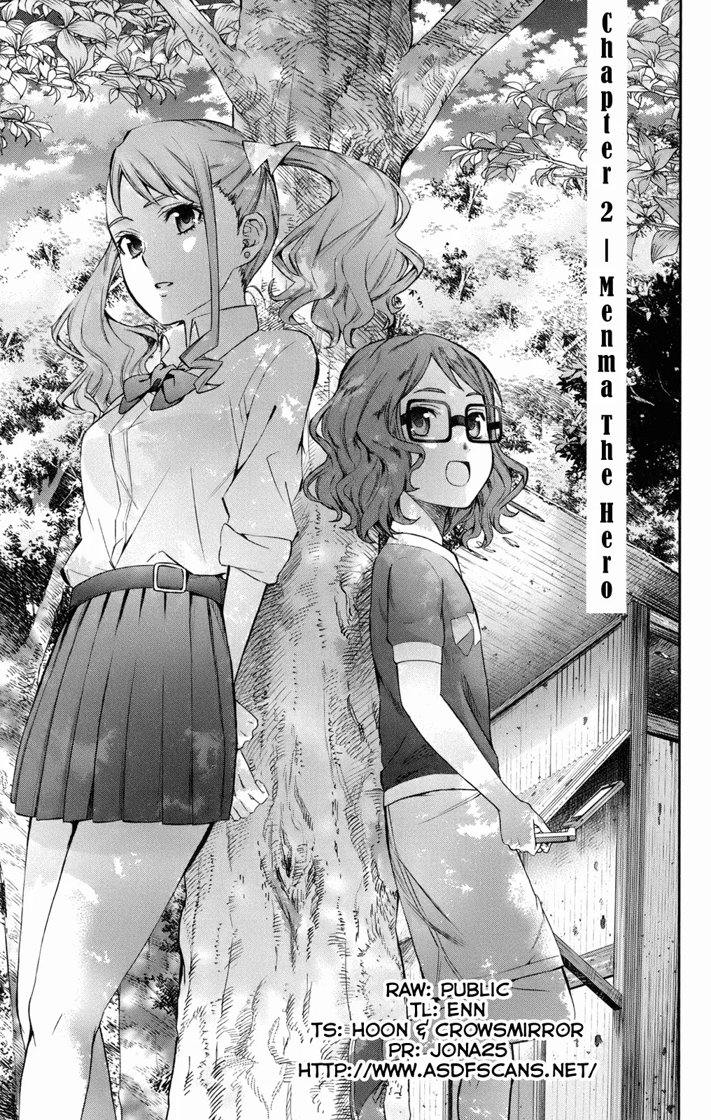 Read Ano Hi Mita Hana no Namae o Bokutachi wa Mada Shiranai. Chapter 2 Online