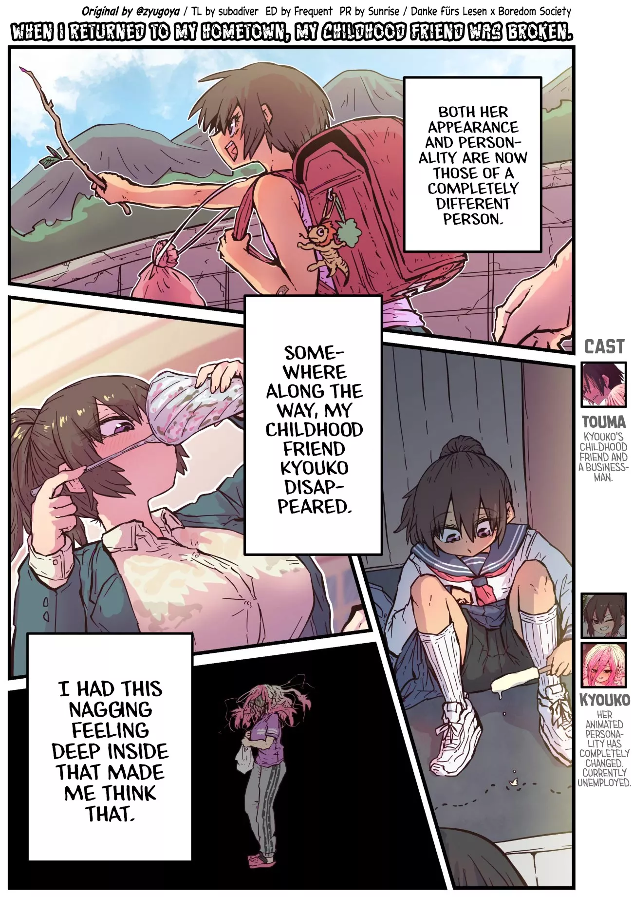 Read When I Returned to My Hometown, My Childhood Friend was Broken Chapter 17 Online