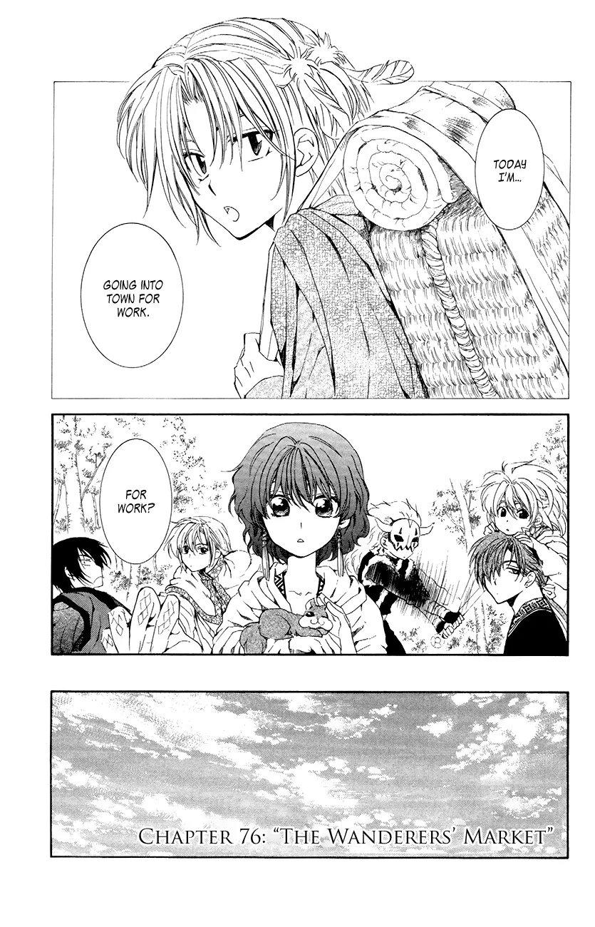 Read Akatsuki no Yona Chapter 76 - The Wanderers' Market + Thunder Beast Online