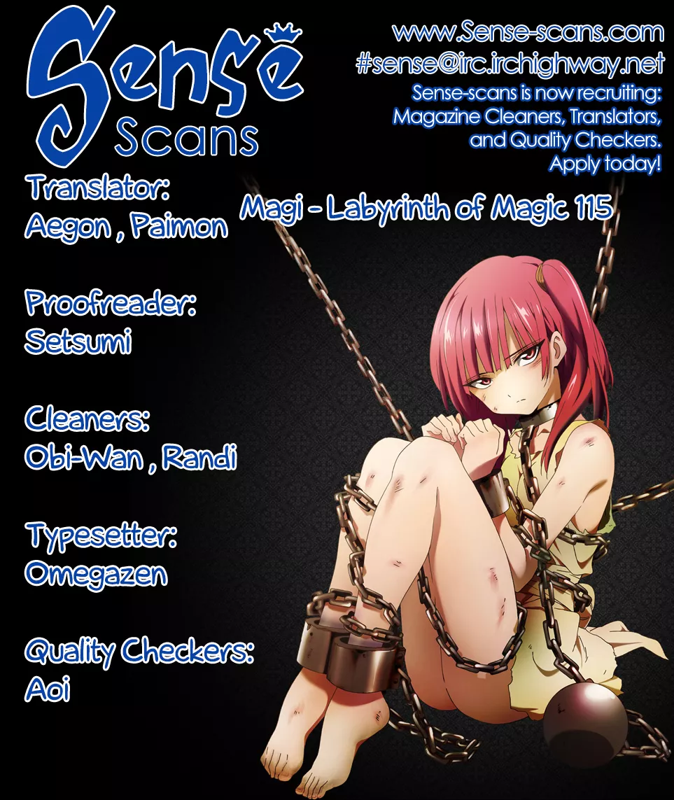 Read Magi – Labyrinth of Magic Chapter 115 - Inside Alibaba Online