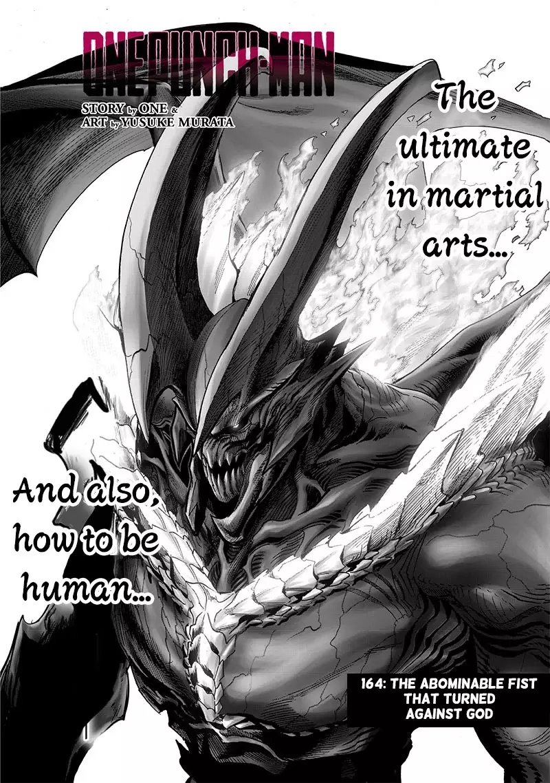 Read One Punch-Man Chapter 164 - The Abominable Fist That Turned Against God (Revised) Online