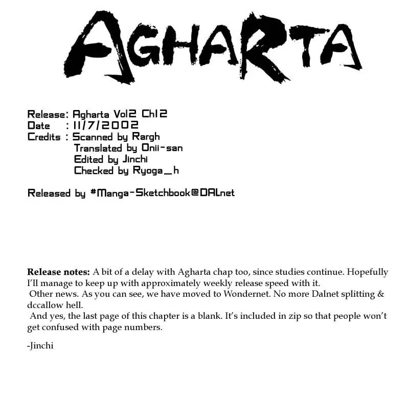 Read Agharta Chapter 12 Online