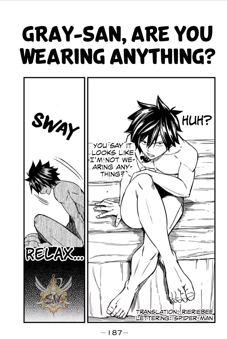 Read Fairy Tail: 100 Years Quest Chapter 135.5 - Gray-san, Are you wearing anything? Online