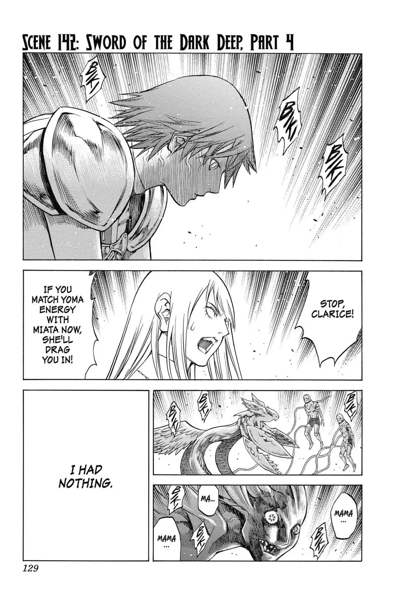 Read Claymore Chapter 142 - Vol.25 Scene 142: Sword of the Dark Deep, Part 4 Online