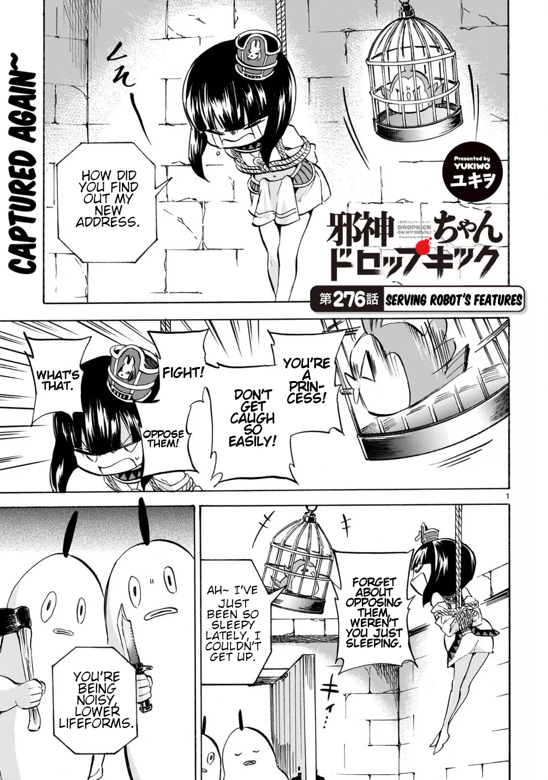 Read Jashin-chan Dropkick Chapter 281 - Serving Robot's Features Online