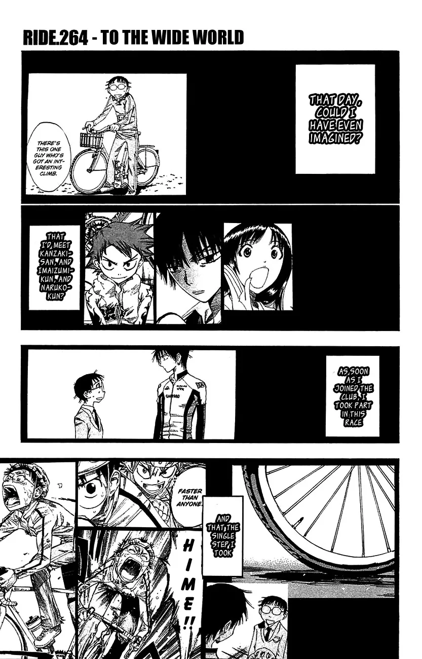 Read Yowamushi Pedal Chapter 264 - To The Wide World Online