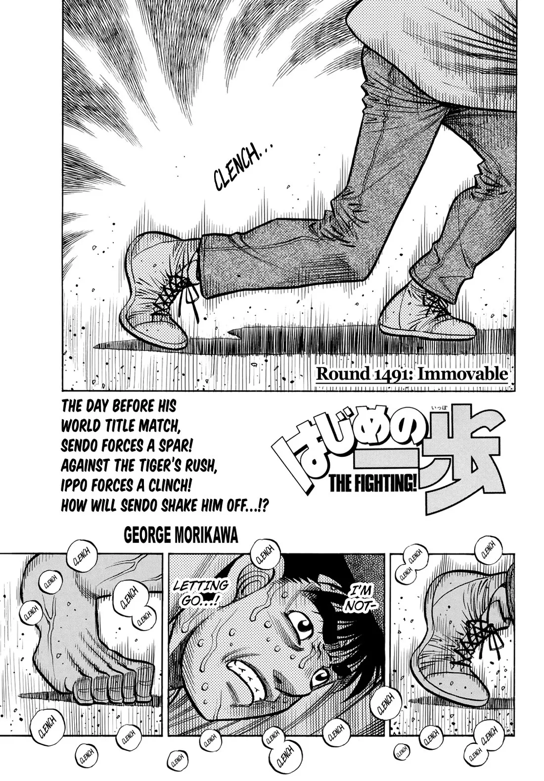 Read Hajime no Ippo Chapter 1491 - Immovable Online