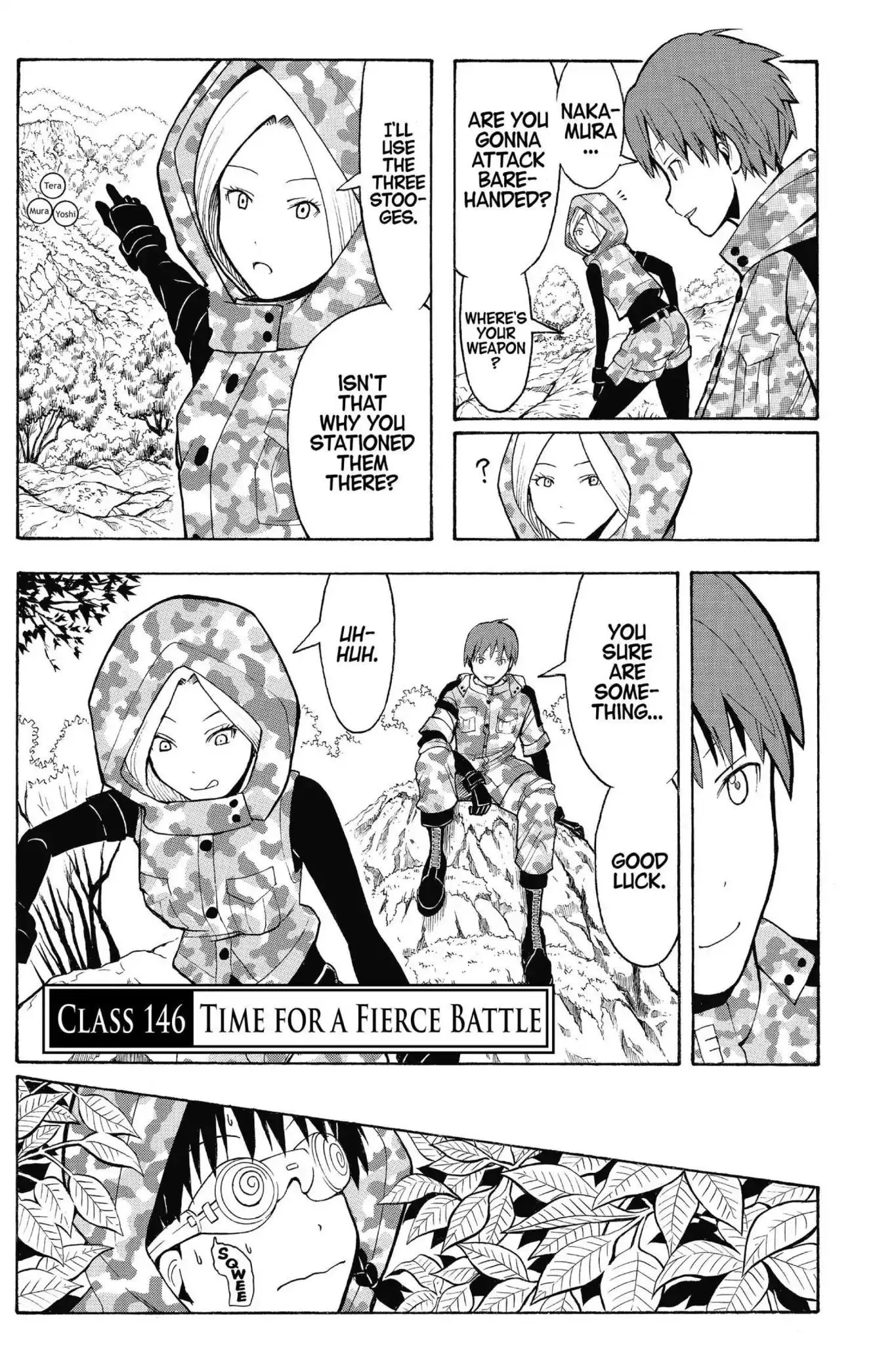 Read Ansatsu Kyoushitsu Chapter 146 - Vol.17 CLASS 146: Time for a Fierce Battle Online