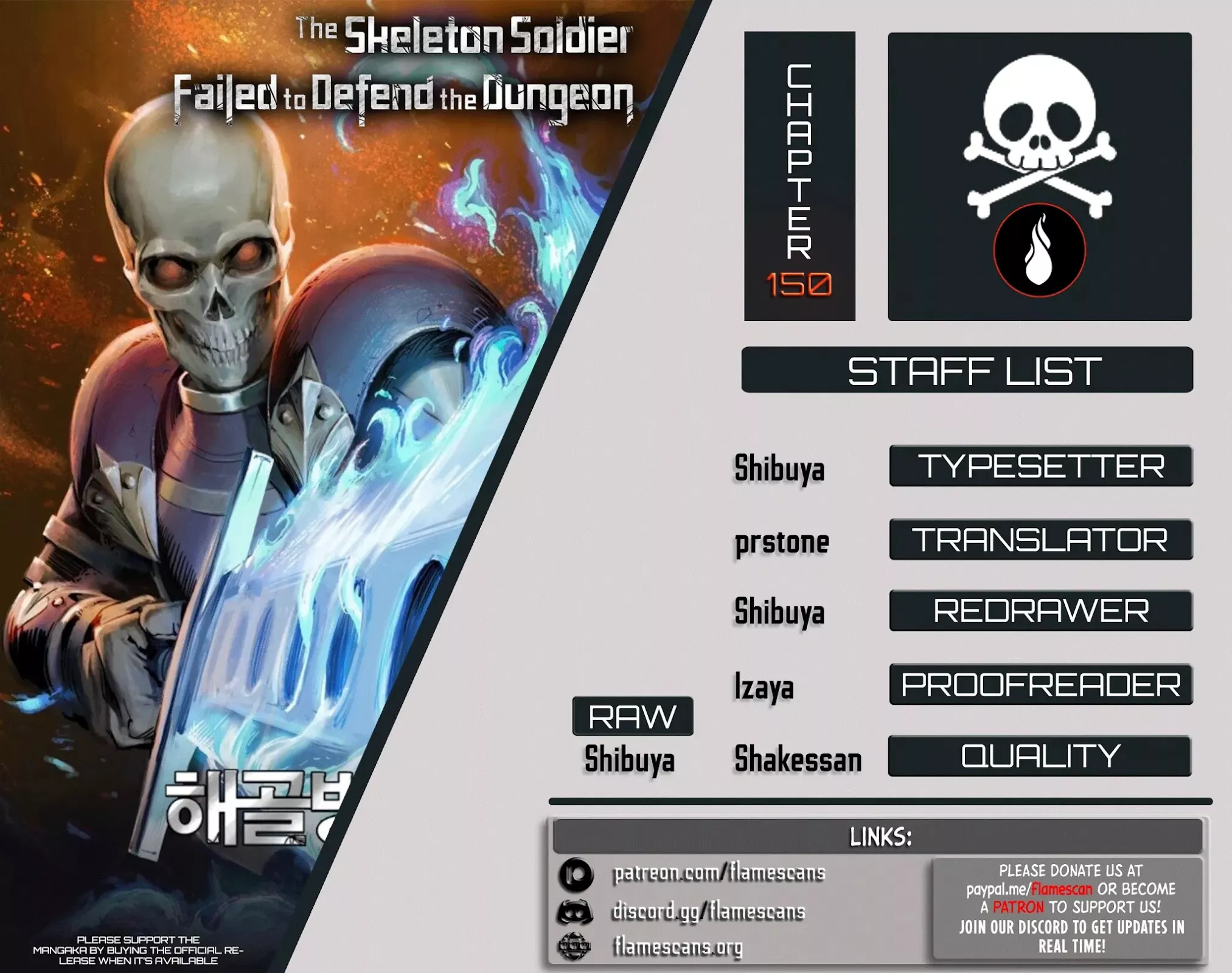 Read Skeleton Soldier Couldn’t Protect the Dungeon Chapter 150 Online