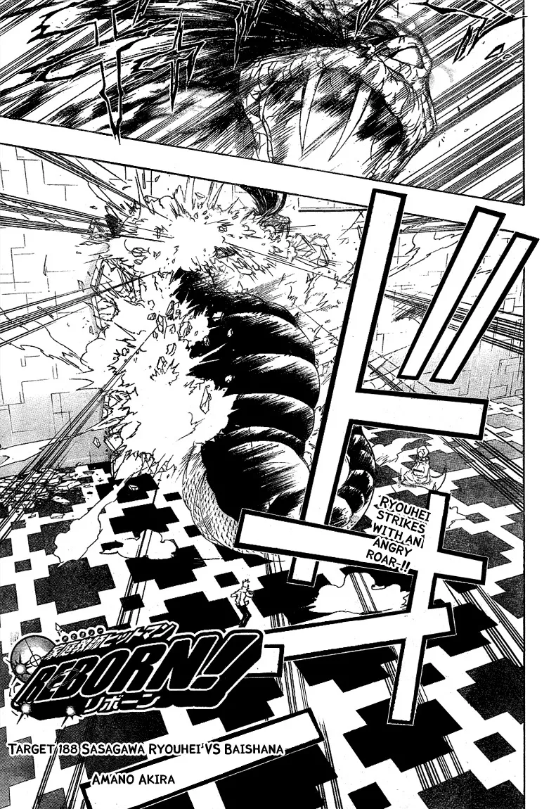 Read Katekyou Hitman Reborn! Chapter 188 - Sasagawa Ryouhei vs. Baishana Online