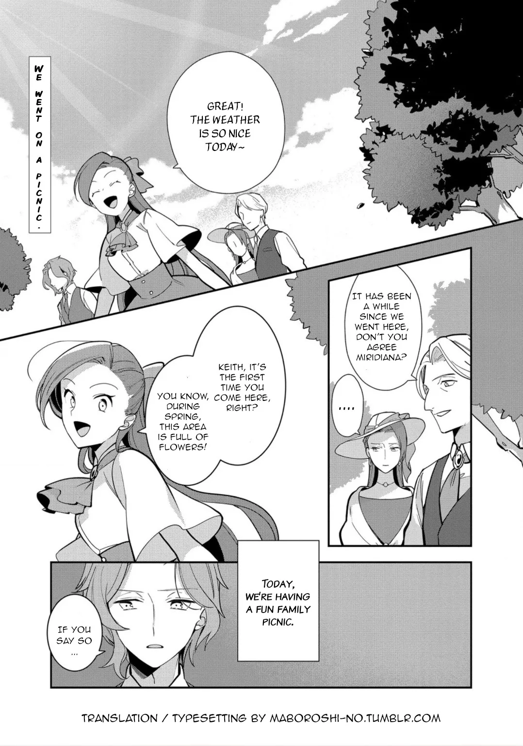Read Otome Game no Hametsu Flag shika Nai Akuyaku Reijou ni Tensei shiteshimatta… Zettai Zetsumei! Hametsu Sunzen-hen Chapter 10 - The Family Picnic Online