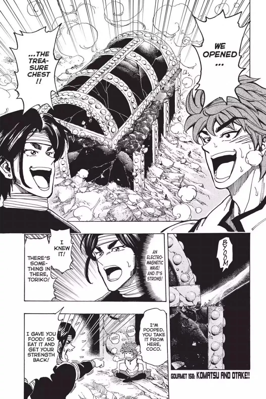 Read Toriko Chapter 158 - Vol.18 Gourmet 158: Komatsu and Otake!! Online