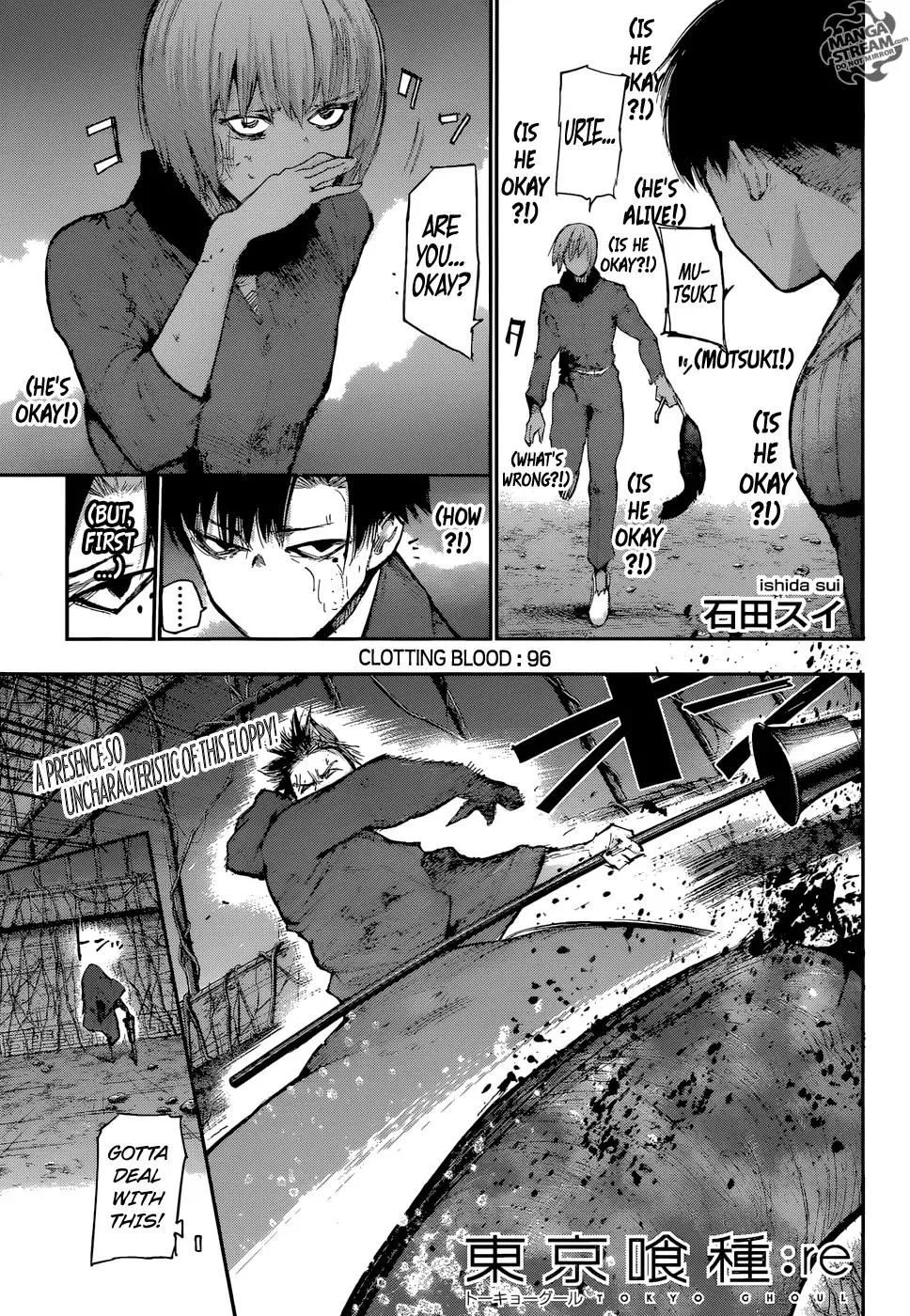 Read Tokyo Ghoul:re Chapter 96 - Clotting Blood Online