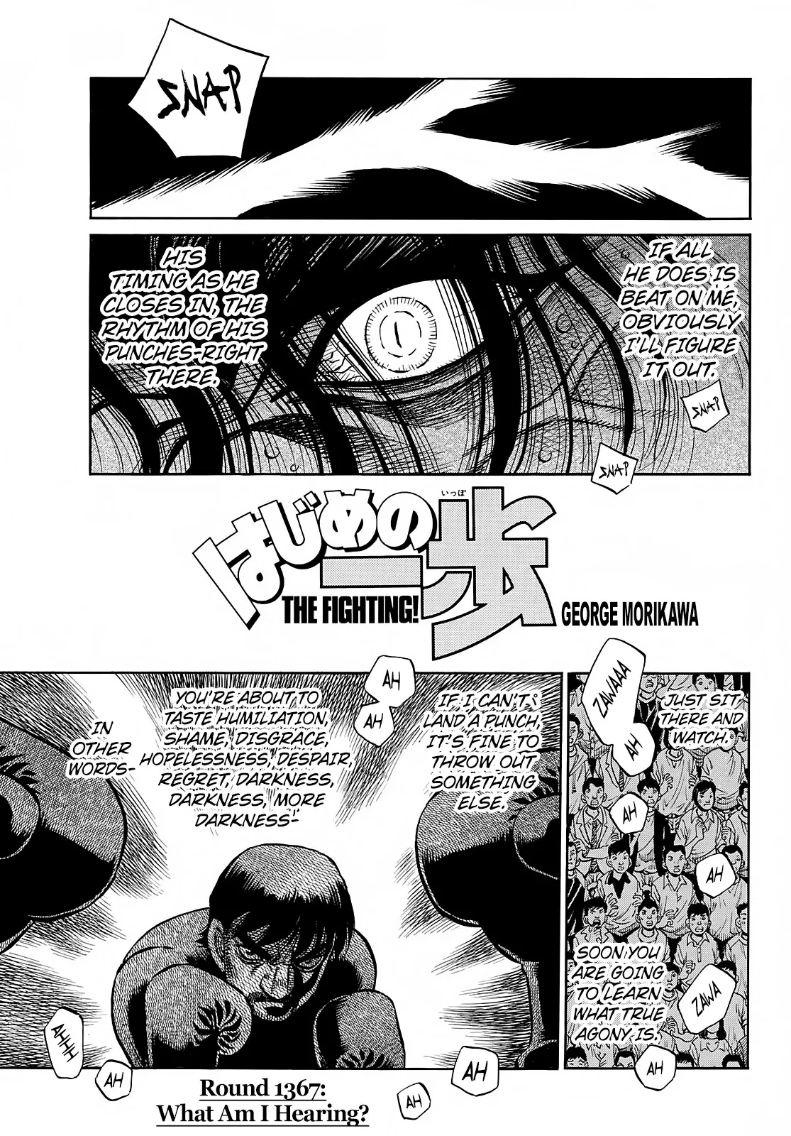 Read Hajime no Ippo Chapter 1367 - What am I Hearing? Online