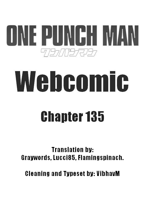 Read Onepunch-Man (ONE) Chapter 135 Online