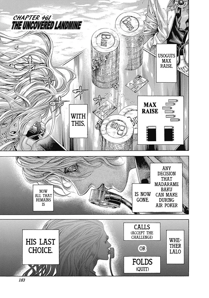 Read Usogui Chapter 461 - The Uncovered Landmine Online