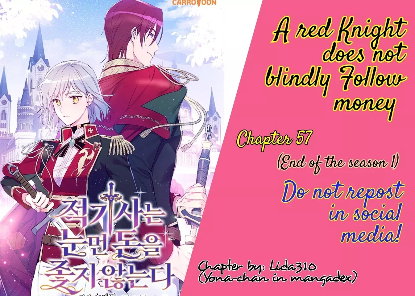 Read A Red Knight Does Not Blindly Follow Money Chapter 57 - End of season 1 Online