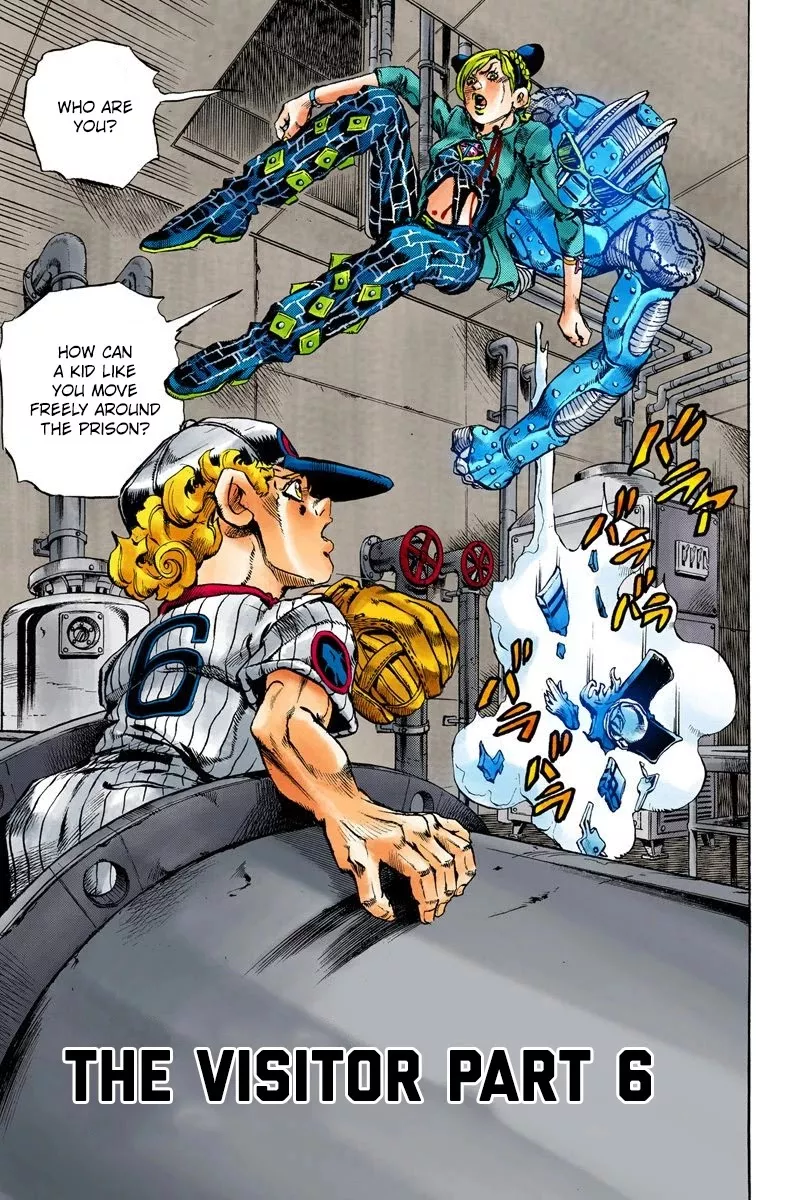 Read JoJo’s Bizarre Adventure Part 6: Stone Ocean Chapter 16 - The Visitor Part 6 Online