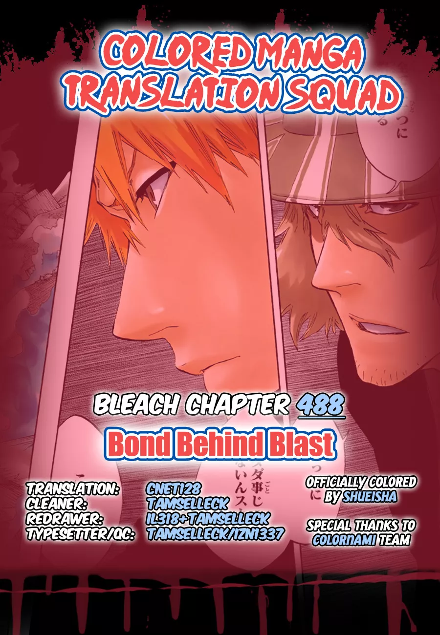 Read Bleach Chapter 488 - Bond Behind Blast Online