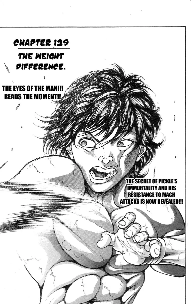 Read Hanma Baki Chapter 129 - The Weight Difference Online