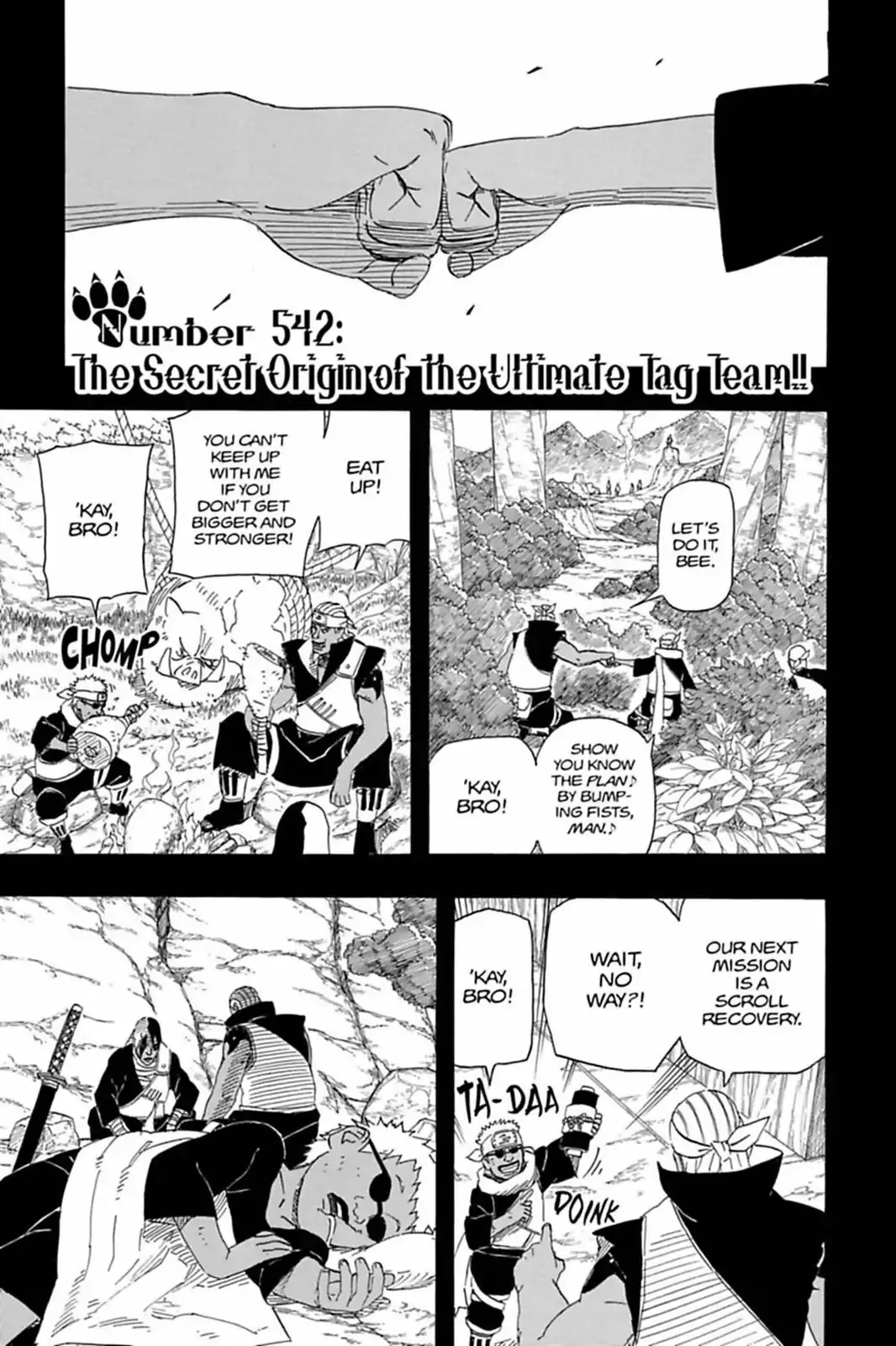 Read Naruto Chapter 542 - The Secret Origin Of The Ultimate Tag Team!! Online