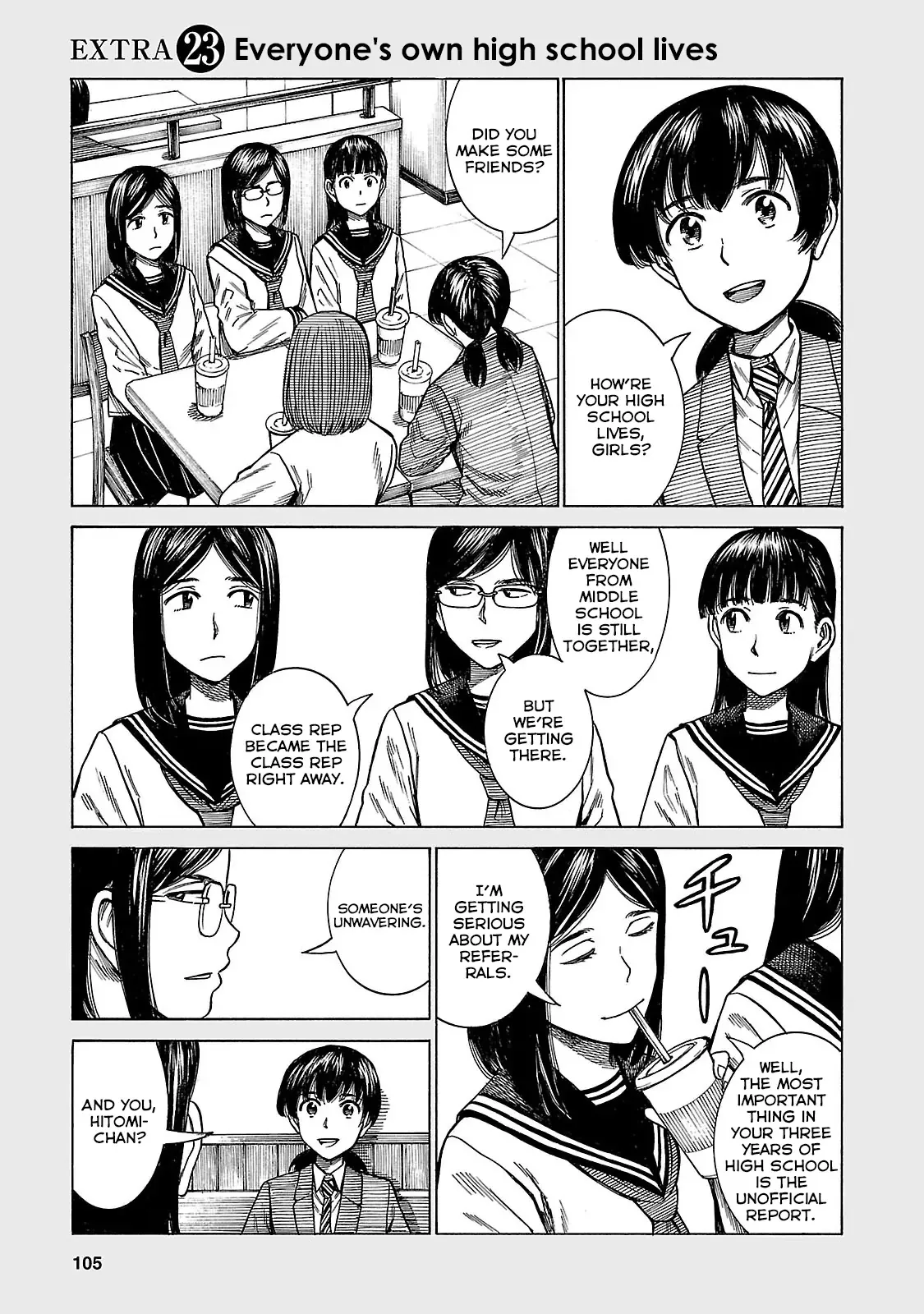 Read Hinamatsuri Chapter 56.5 - Everyone's own high school lives Online