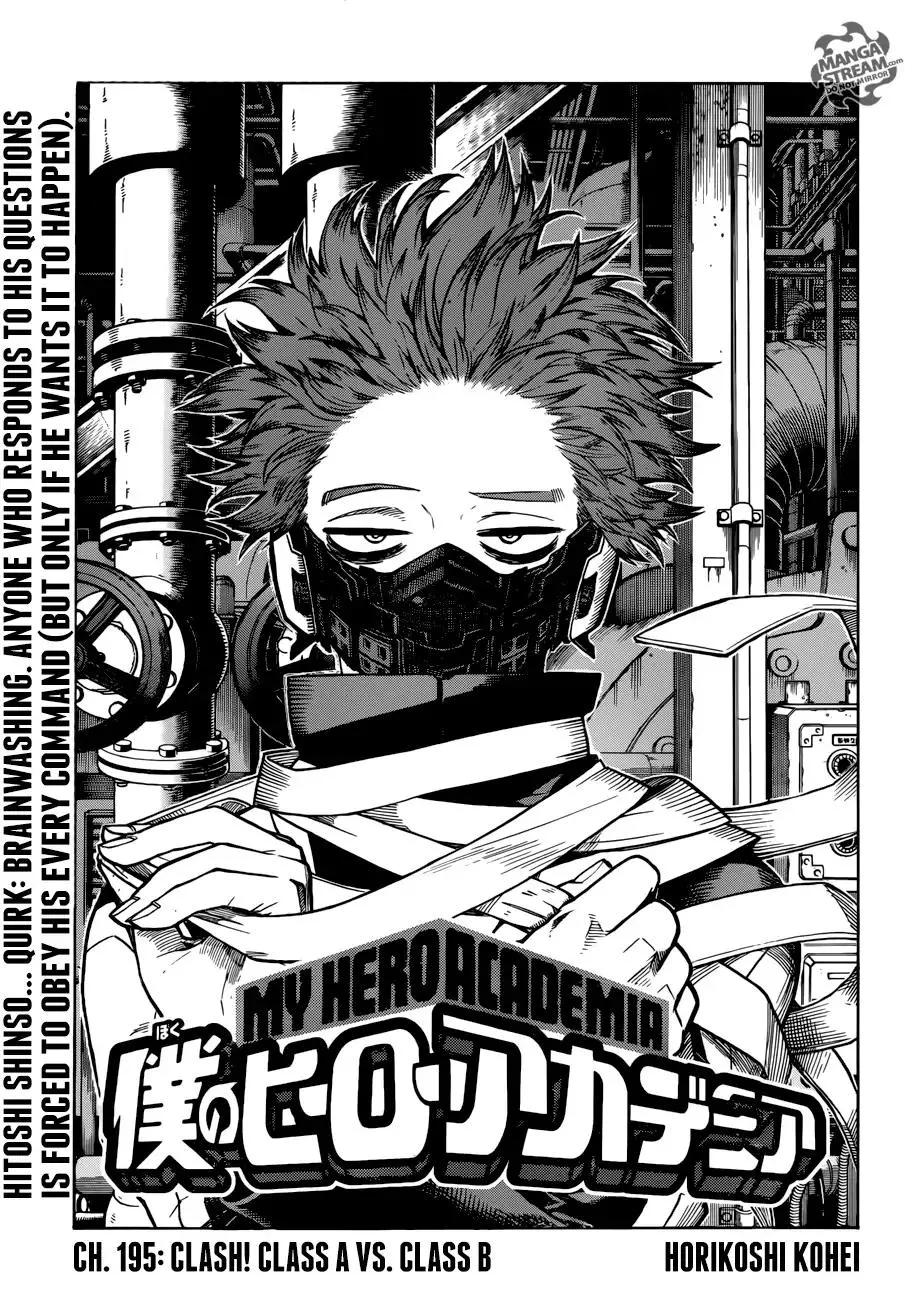 Read Boku no Hero Academia Chapter 195 - Clash! Class A vs. Class B Online