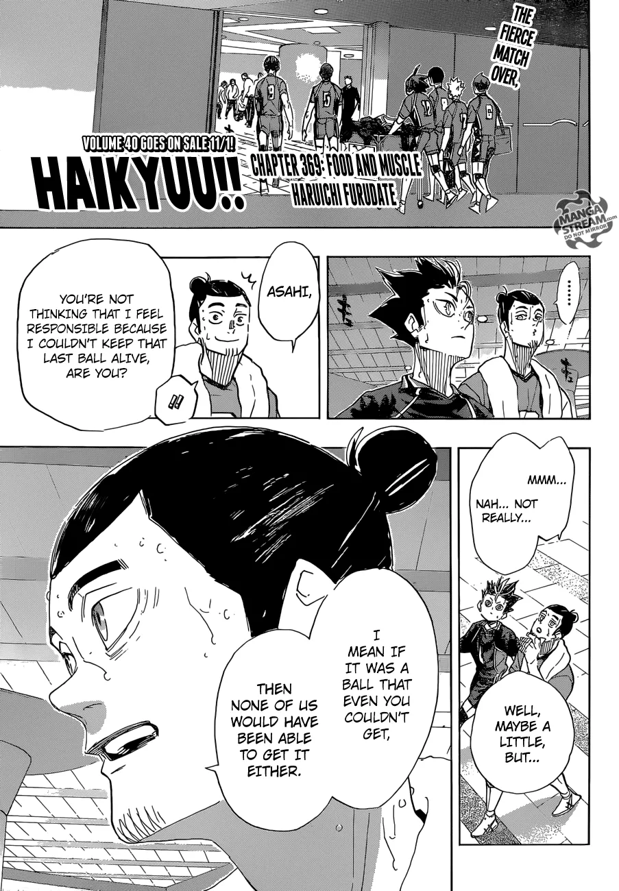 Read Haikyu!! Chapter 369 - Food and Muscle Online