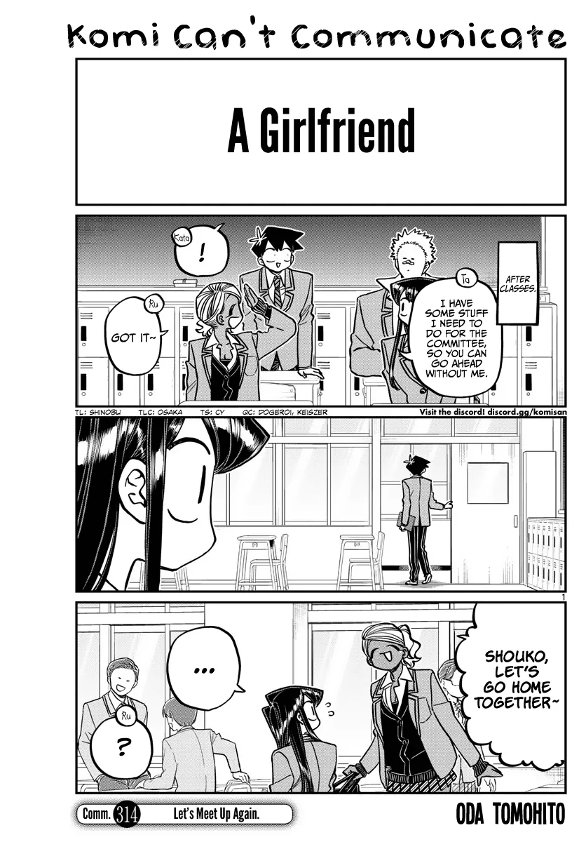 Read Komi-san wa Komyushou Desu Chapter 314 - Let's Meet Up Again Online