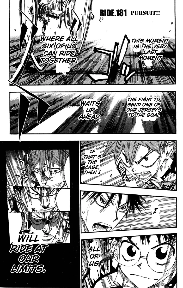 Read Yowamushi Pedal Chapter 181 - Pursuit!! Online